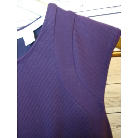 Diane Von Furstenberg Textured Panel A-line Dress - Picture 13 of 13